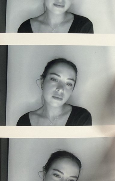 Photo-booth portrait of Fia